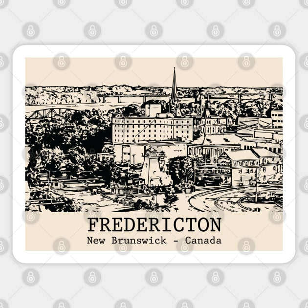 Fredericton - New Brunswick Magnet by Lakeric